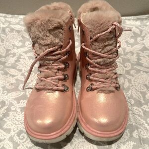 Pink Sparkle Dream Pairs Girls Size 3 Boots